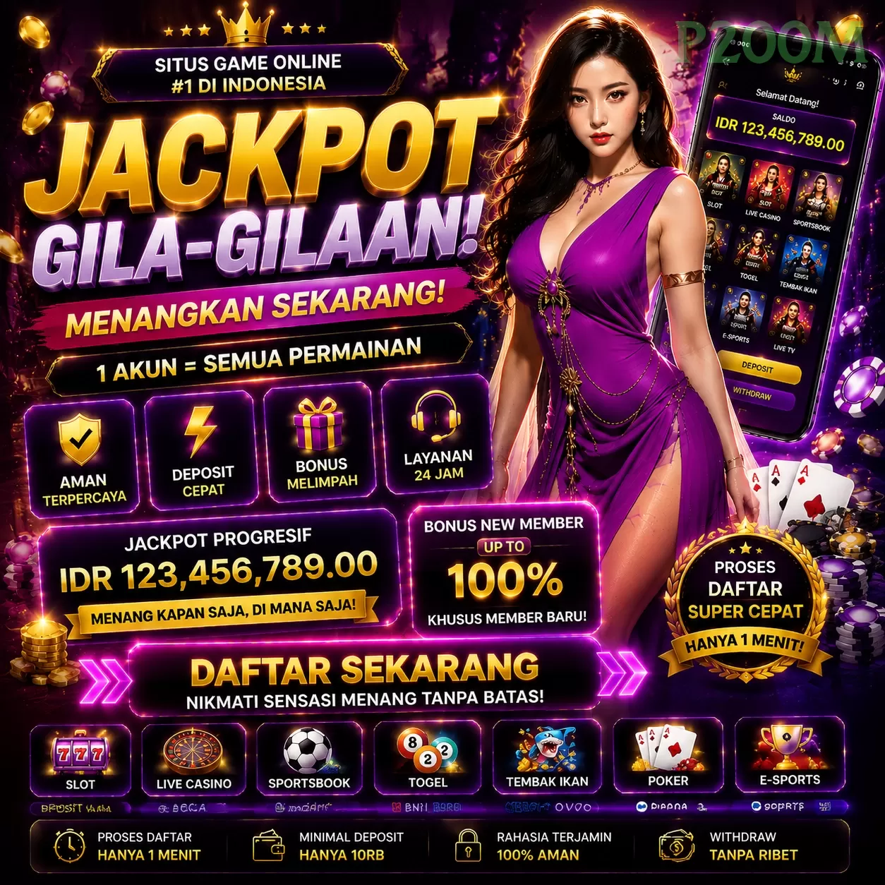 WELCOME BONUS NEW MEMBER 50_ promotion image